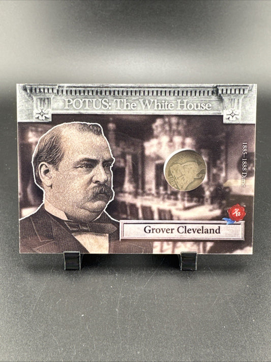 POTUS: The White House Grover Cleveland 1887 Nickel Coin Relic Card