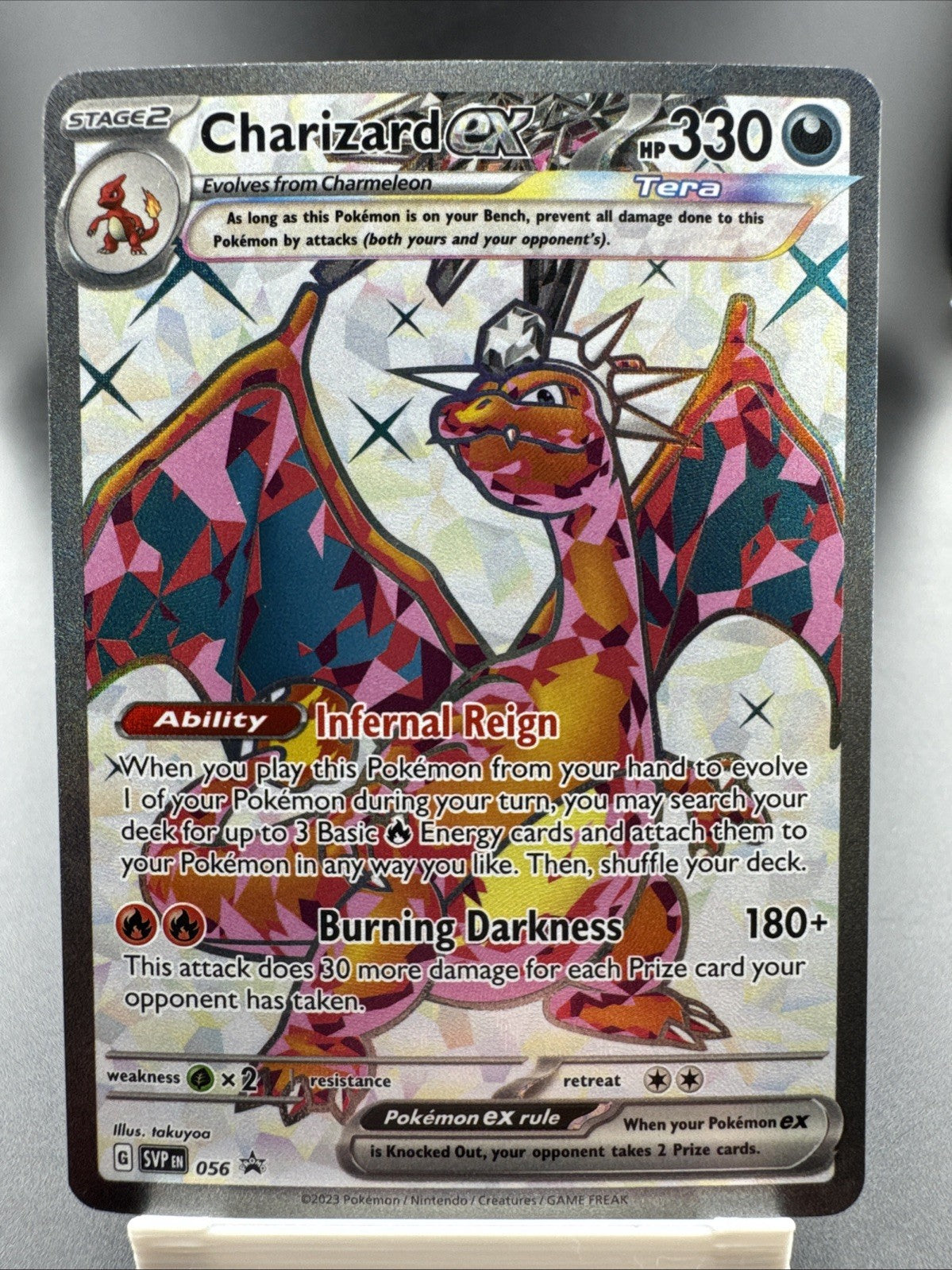 Charizard ex Tera Full Art SVP EN 056 – Promo – NM/M – Pokémon Card