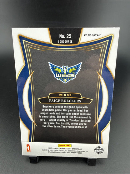 2025 PANINI SELECT WNBA 25 PAIGE BUECKERS SILVER PARTY PRIZM