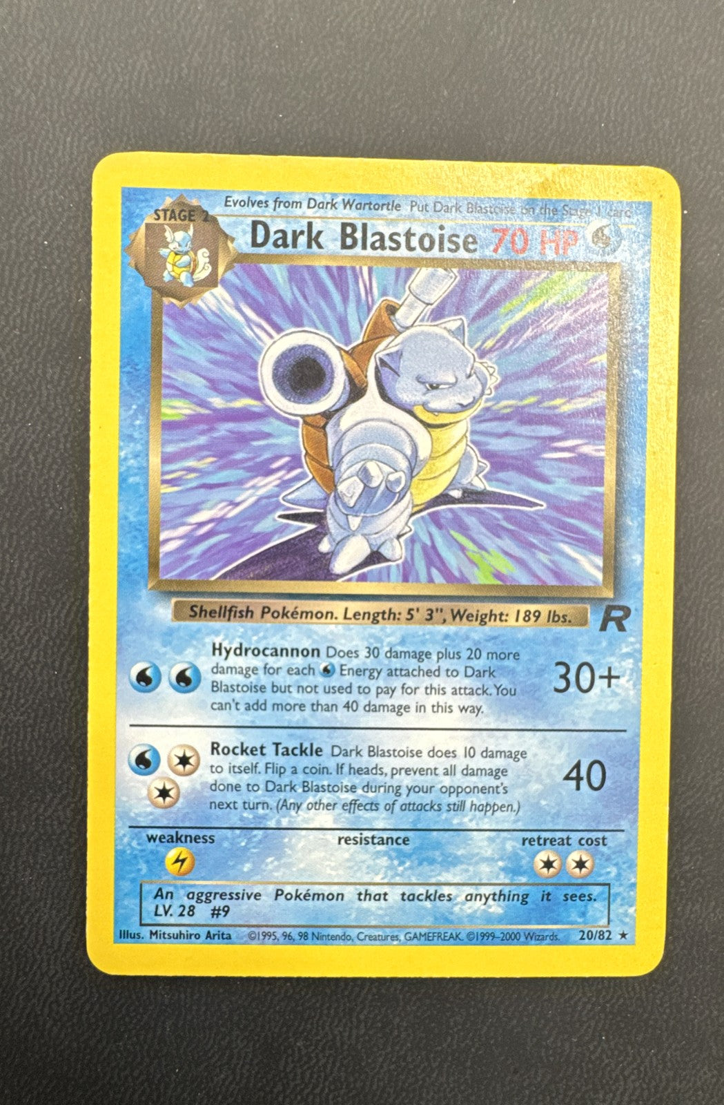 Dark Blastoise 20/82 Team Rocket Regular