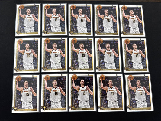 Nikola Jokic 2026 Topps Flagship Lot Of 15x #101 Denver Nuggets