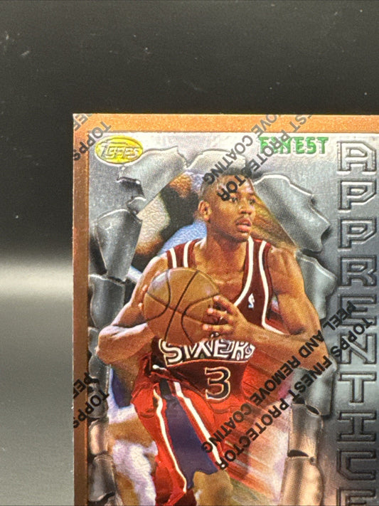 1996-97 Topps Finest Allen Iverson Philadelphia 76ers Apprentices Bronze #69