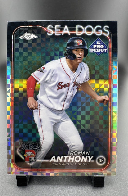 2024 Topps Pro Debut - Chrome Roman Anthony #PDC-39 X-Fractor (RC)