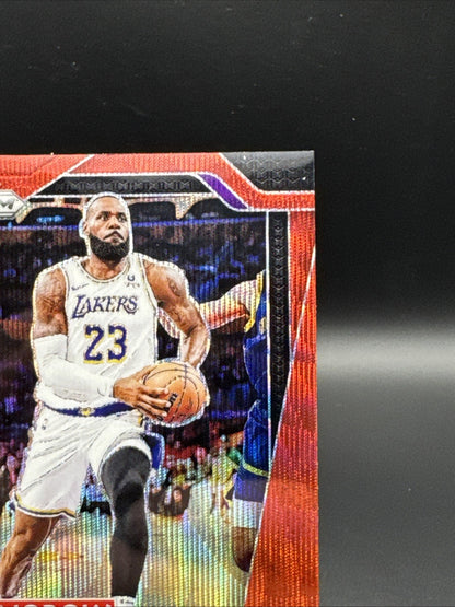 2024-25 Panini Prizm Monopoly LeBron James Red Wave Prizm #43 Los Angeles Lakers