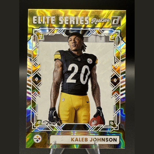2025 Panini Donruss Kaleb Johnson Elite Series Rookie Card #ESR-KJN