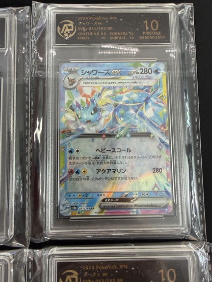 Pokemon JPN Terastal Festival ex Eevee Evo Complete Set 9 RPA 10 SEQUENTIAL #’s