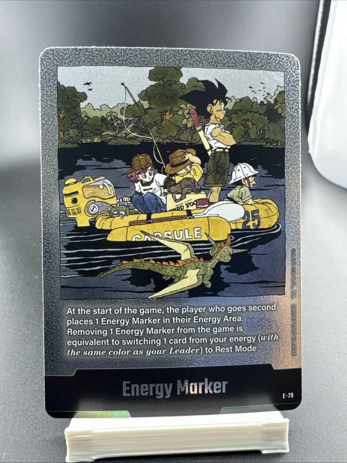 Dragon Ball Fusion World Energy Marker E-79 English SB02 Manga Booster Goku