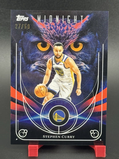 2025-26 Topps Midnight Stephen Curry Night Owl /50