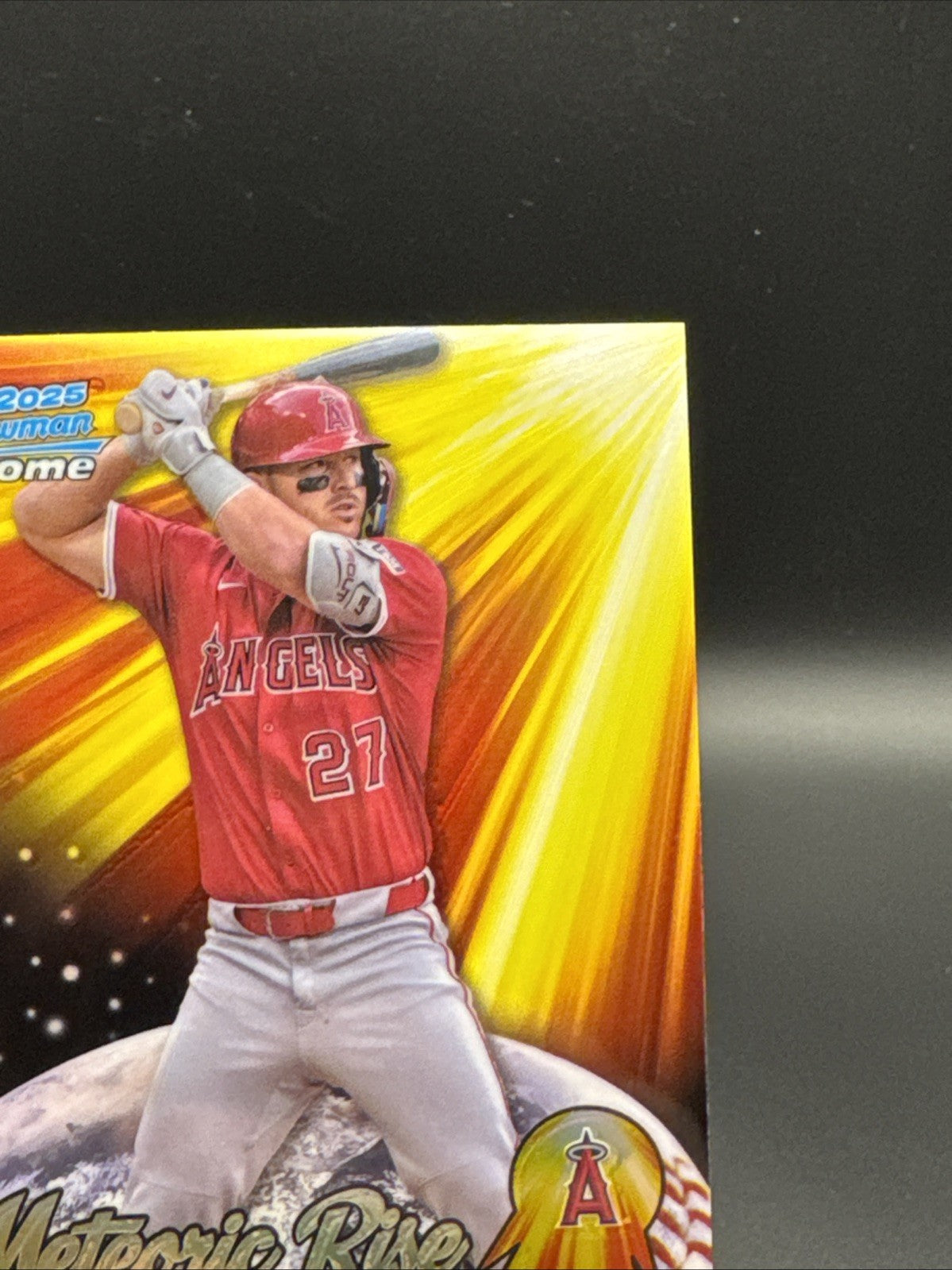 2025 Bowman Chrome - Mike Trout - Meteoric Rise Insert LA Angels #MR-2