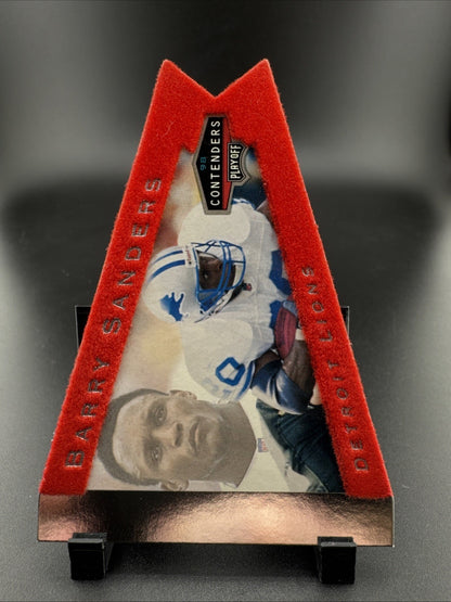 1998 Playoff Contenders - Pennants Barry Sanders #35 Red