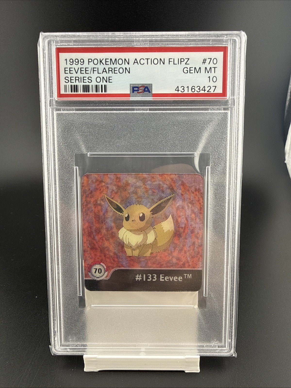 Pokémon - Eevee / Flareon, Action Flipz Series One #70 PSA 10