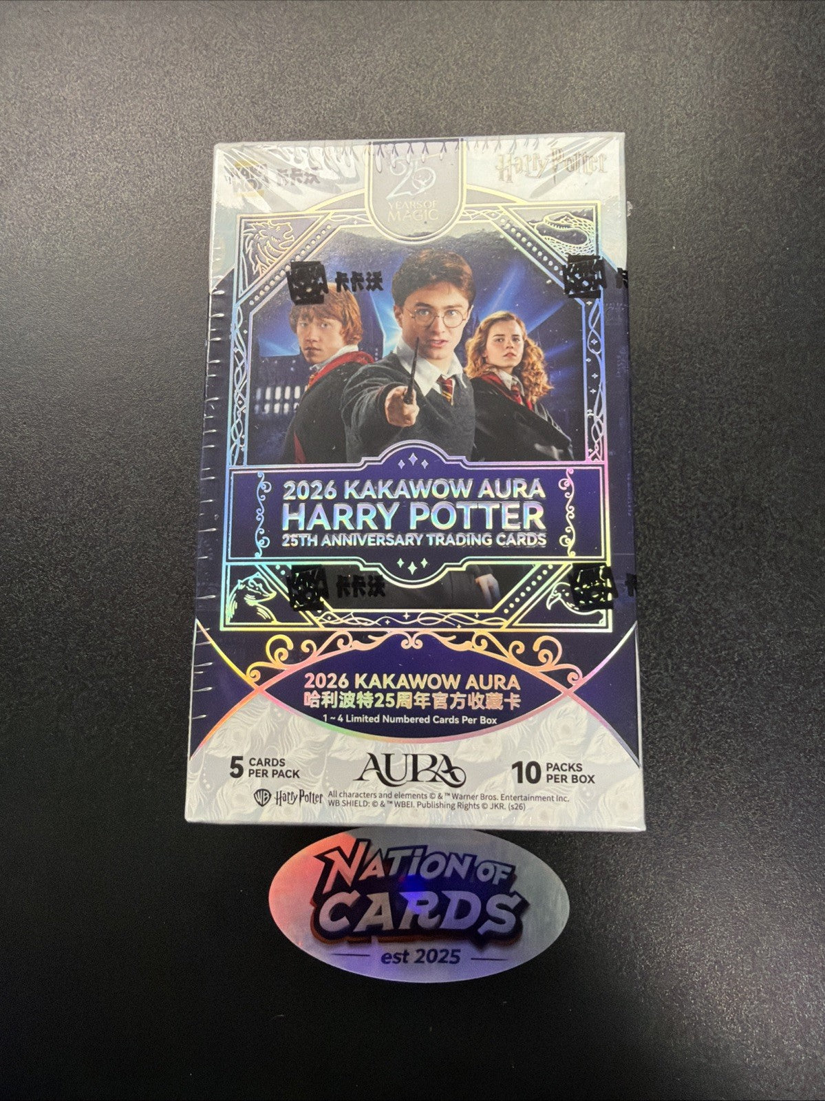 2026 Kakawow Aura Harry Potter 25th Anniversary Hobby Box
