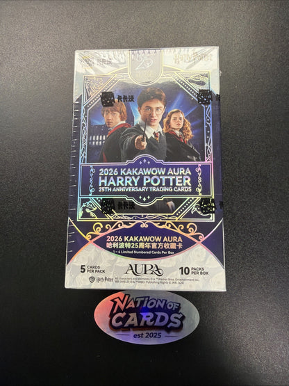2026 Kakawow Aura Harry Potter 25th Anniversary Hobby Box