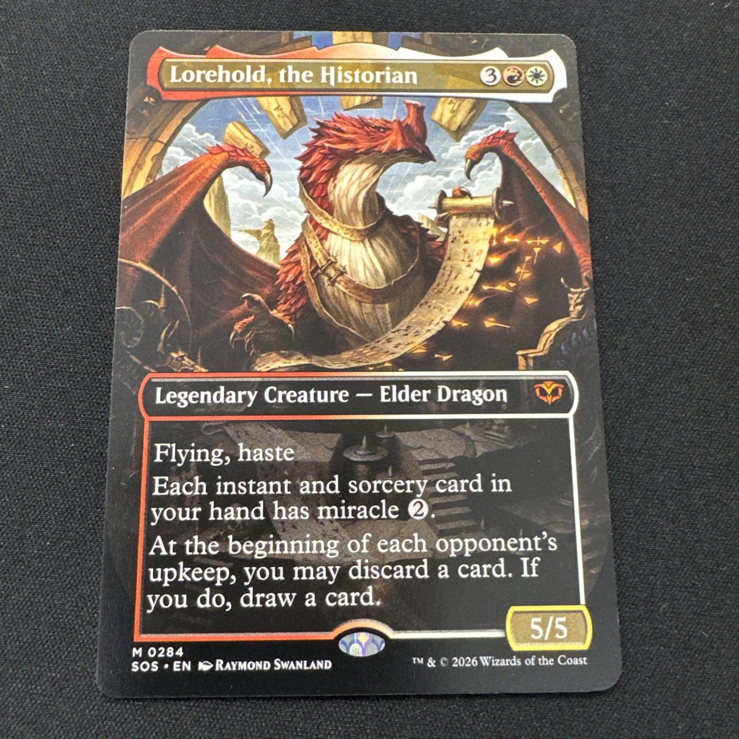 Lorehold, the Historian (Borderless) Secrets of Strixhaven Foil
