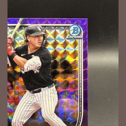 Chase Meidroth 2025 Bowman Chrome #71 Purple Geometric Refractor 221/250 RC