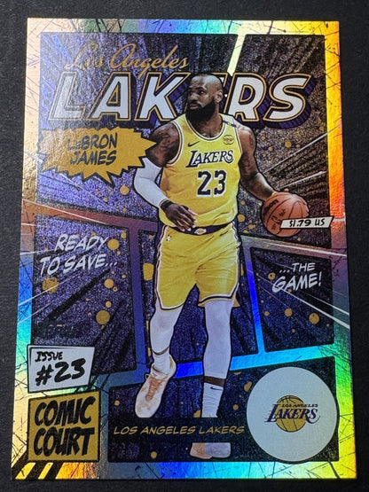 LeBron James 2025/26 Topps Basketball Comic Court SSP #CC-1 Los Angeles Lakers