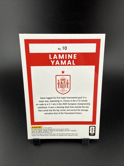 2025-26 Panini Donruss Road to Fifa World Cup - Lamine Yamal #10 Optic Holo...