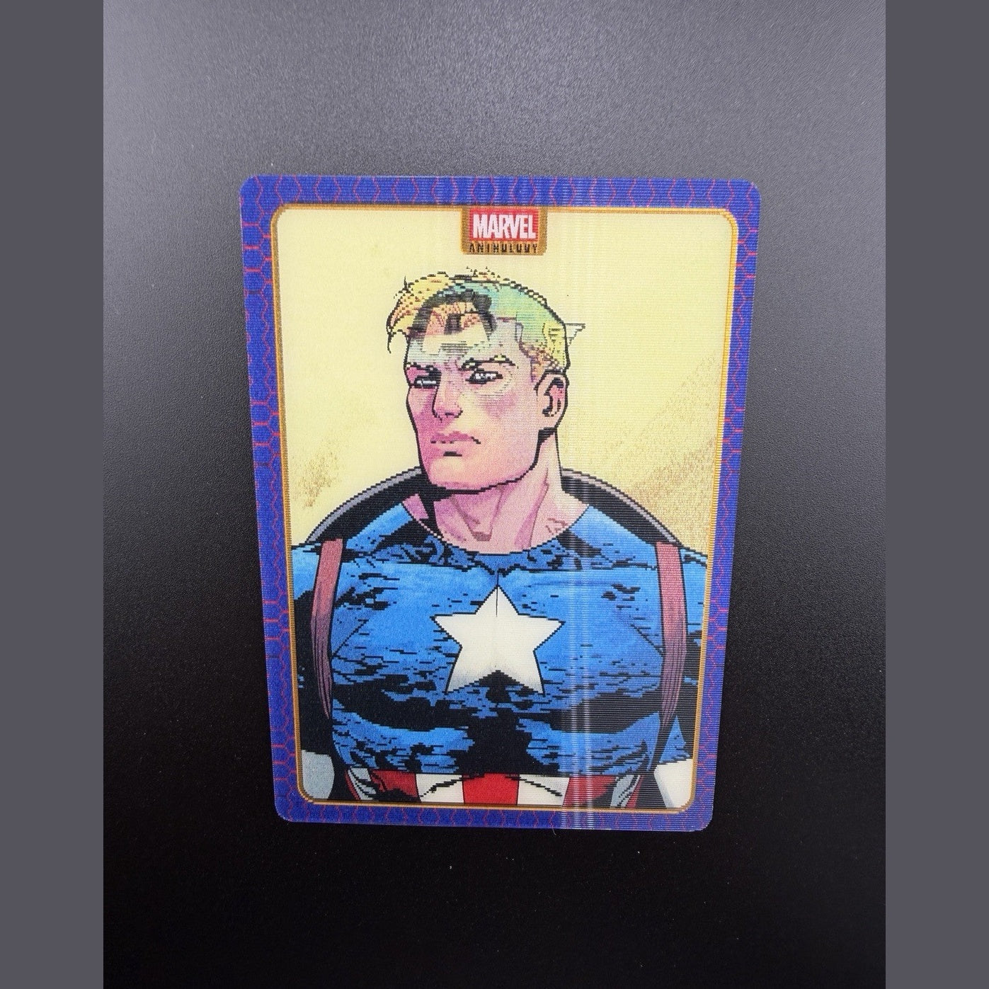 Captain America Lenticular Hologram 2025 Panini Marvel Anthology L2 | Avengers
