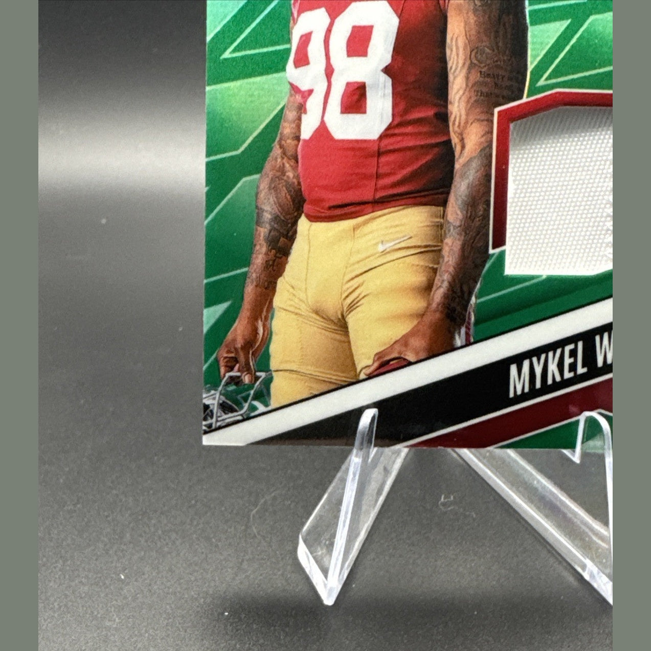 Mykel Williams 2025 Panini Phoenix Franchise Future Patch Green 90/99  #FFM-MWS