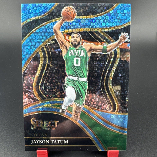 2023-24 Panini Select Courtside Blue Flash #245 Jayson Tatum Boston  /99 SSP