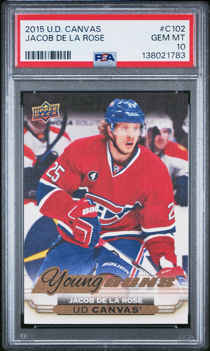 2015-16 Upper Deck - Ud Canvas Young Guns Jacob De La Rose #C102 (RC)