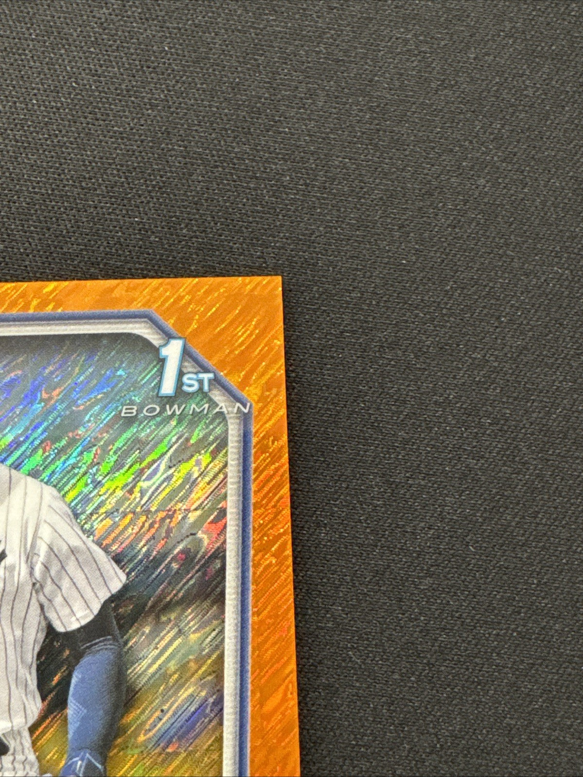 2026 Bowman Chrome Dillon Lewis Orange Shimmer Refractor Auto /25 SSP RC