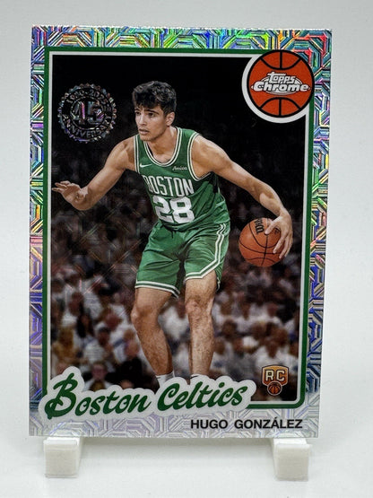 Hugo Gonzalez 2025-26 Topps Chrome Silver Pack Mojo Refractor Rookie TC-HG RC