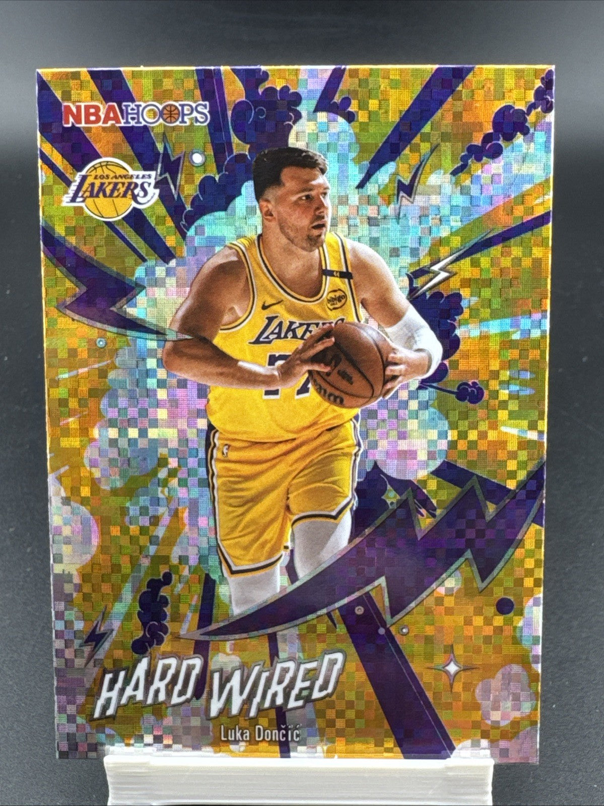 2025-26 Topps NBA Hoops Luka Doncic Hardwired Light Burst
