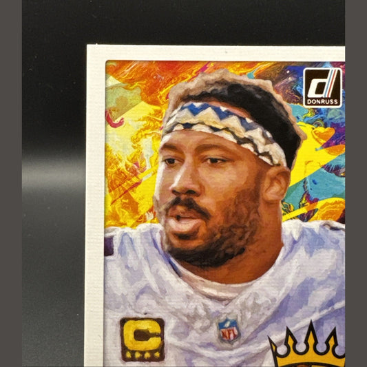 2025 Panini Donruss Gridiron Kings Myles Garrett #GK-MGT Cleveland Browns