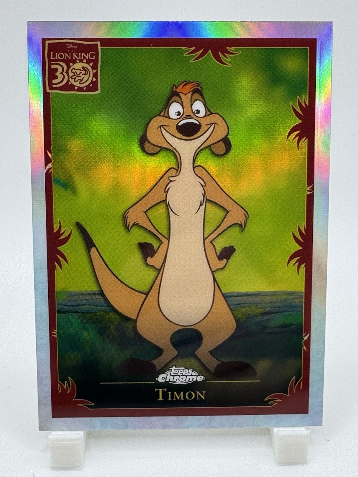 Topps Chrome 2024 Lion King 30th Anniversary Timon #LK-6