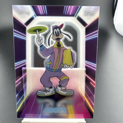 Topps 2026 Disney Neon Illuminated Goofy #NPL-10 Illuminated Neon Lights