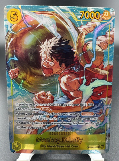 Monkey D. Luffy (Alt Art) OP15-119 SEC Adventure on KAMI's Island ENGLISH OP15