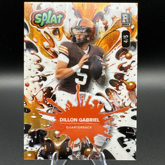 2025 Wild Card Splat Dillon Gabriel 4/5 Cleveland Browns RC #SBORA05-DG