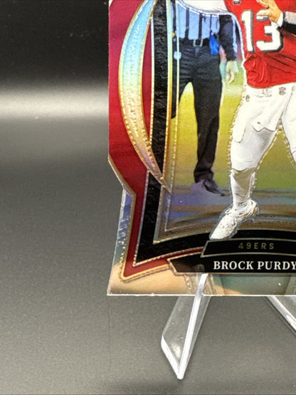 2024 Brock Purdy Select Silver Die Cut Concourse NFL Card San Francisco #37