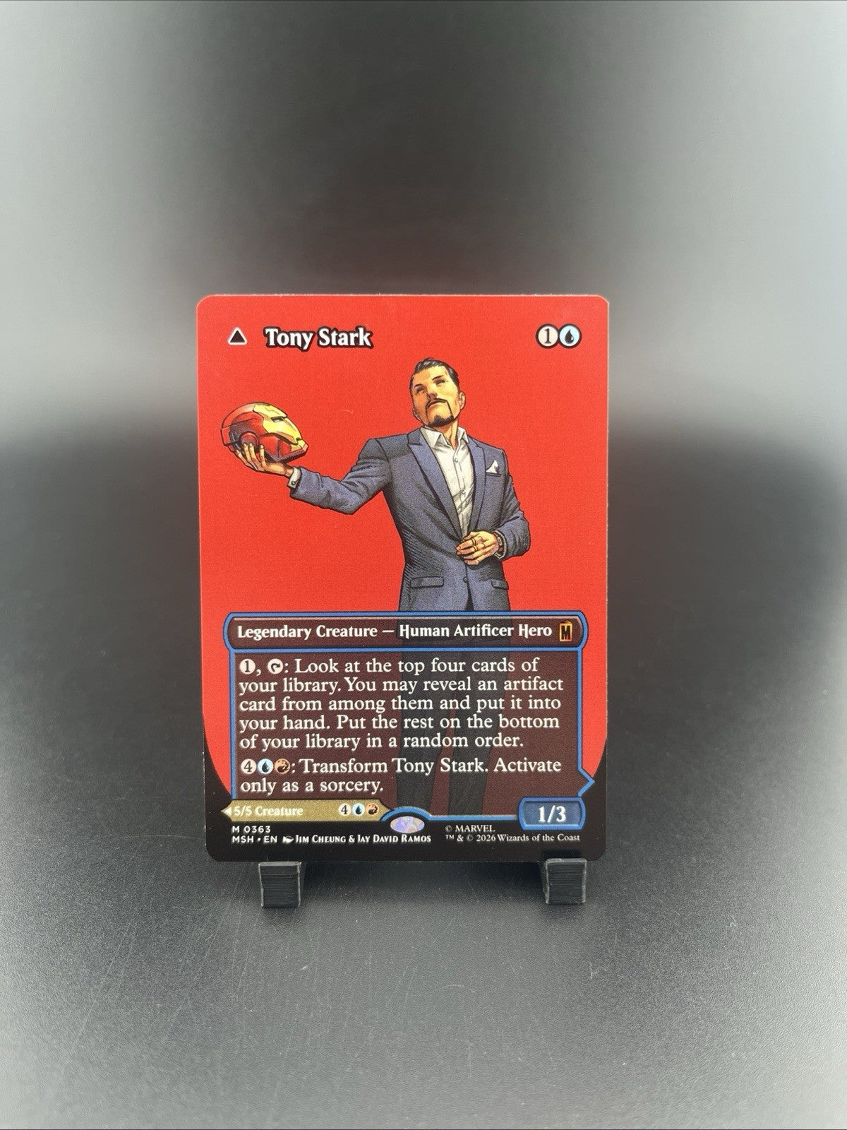 Tony Stark (Borderless) (0363) Marvel Super Heroes Regular