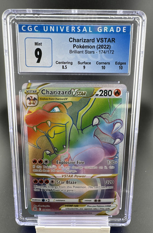 2022 Pokemon Charizard VSTAR (Secret) 174/172 Swsh09: Brilliant Stars Holo