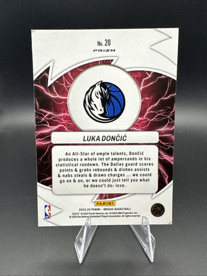 2023-24 Panini Mosaic - Thunder Road Luka Dončić Mosaic Prizm #20