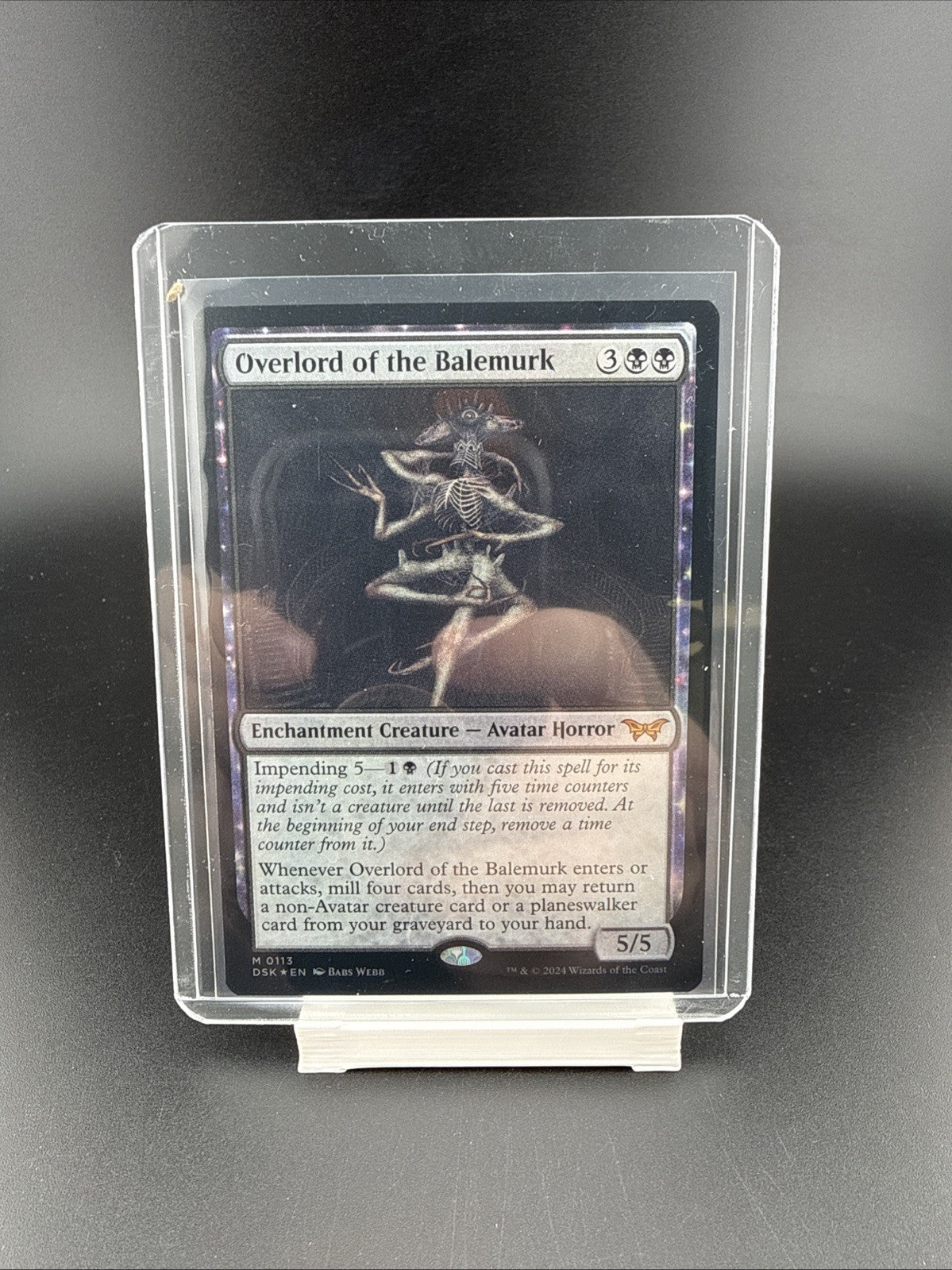 Duskmourn: House of Horror #113 Overlord of the Balemurk Foil