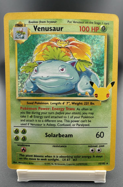 Pokemon Venusaur 015/102 Base Set Holo