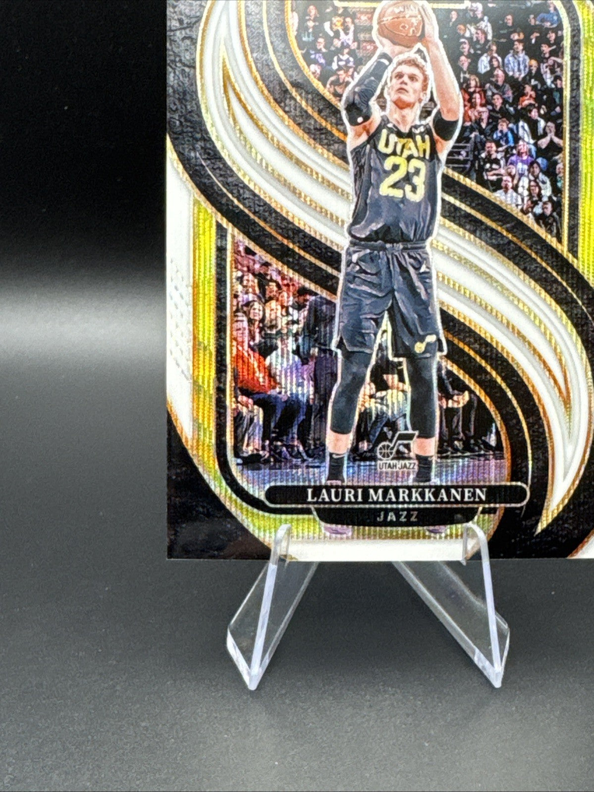 2024-25 Panini Select Lauri Markkanen #136 Premier Level White Prizm 36/99