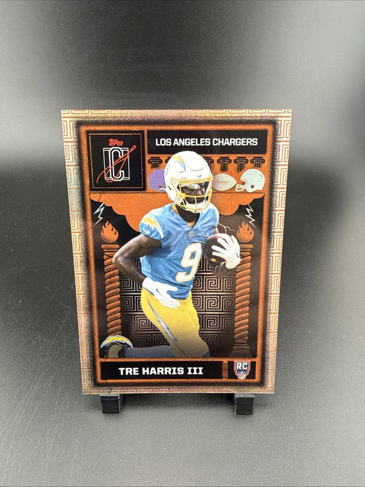 Topps Odyssey OD-13 Tre Harris III Rookie Insert RC Los Angeles Chargers NFL