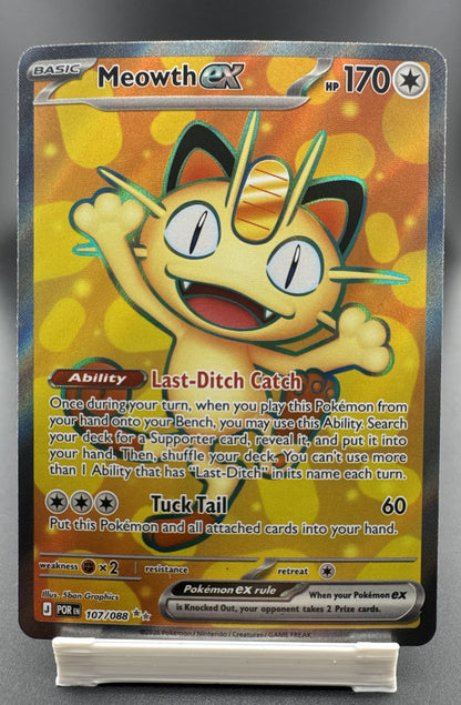 Meowth ex 107/088 Me03: Perfect Order Holo