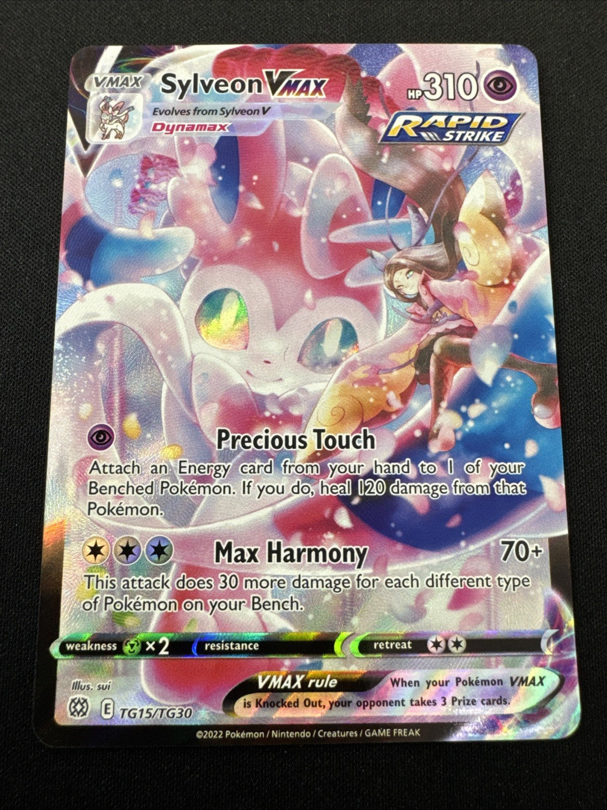 Pokemon TCG Sylveon Vmax TG15/TG30! NM Condition!