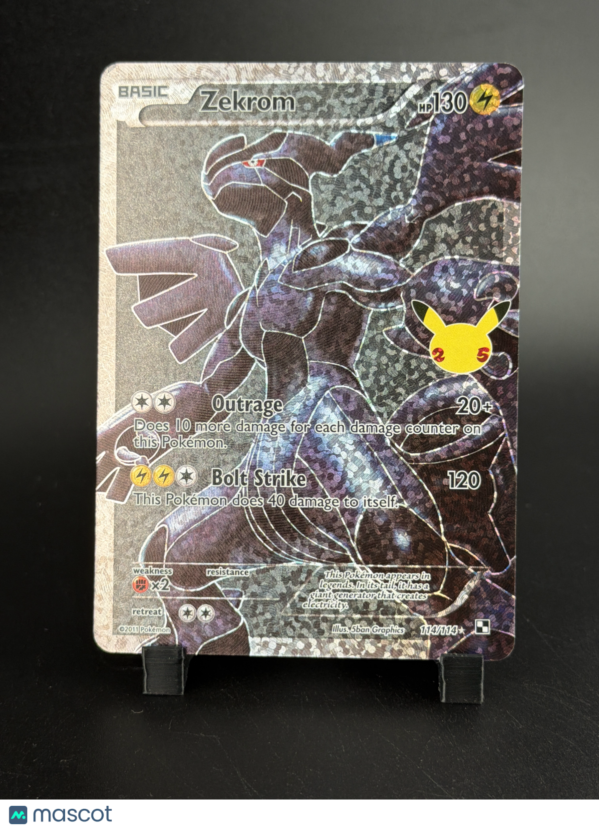 2021 Celebrations Zekrom Holo Rare FA #114/114