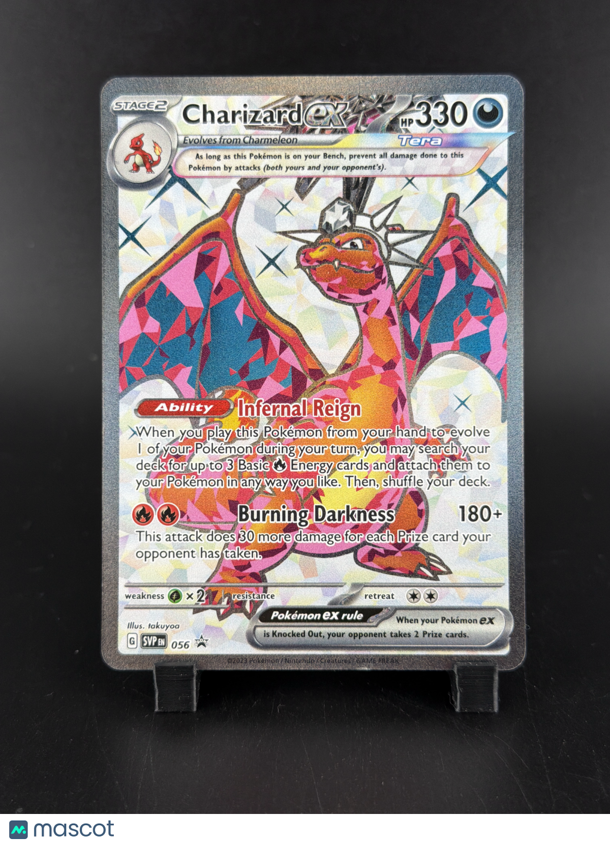 Scarlet & Violet Charizard EX Holo Black Star Promo FA #SVP EN 056