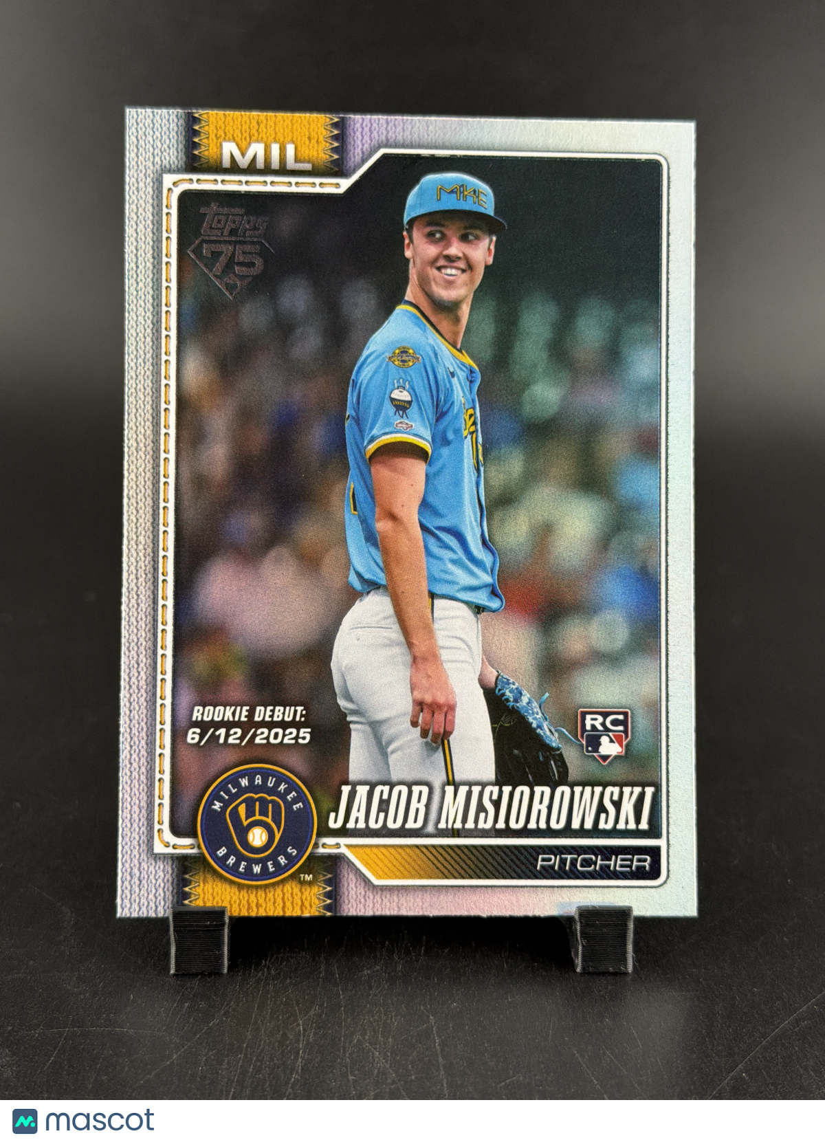 2026 Topps Update Series Jacob Misiorowski #US136 Rainbow Foil RC