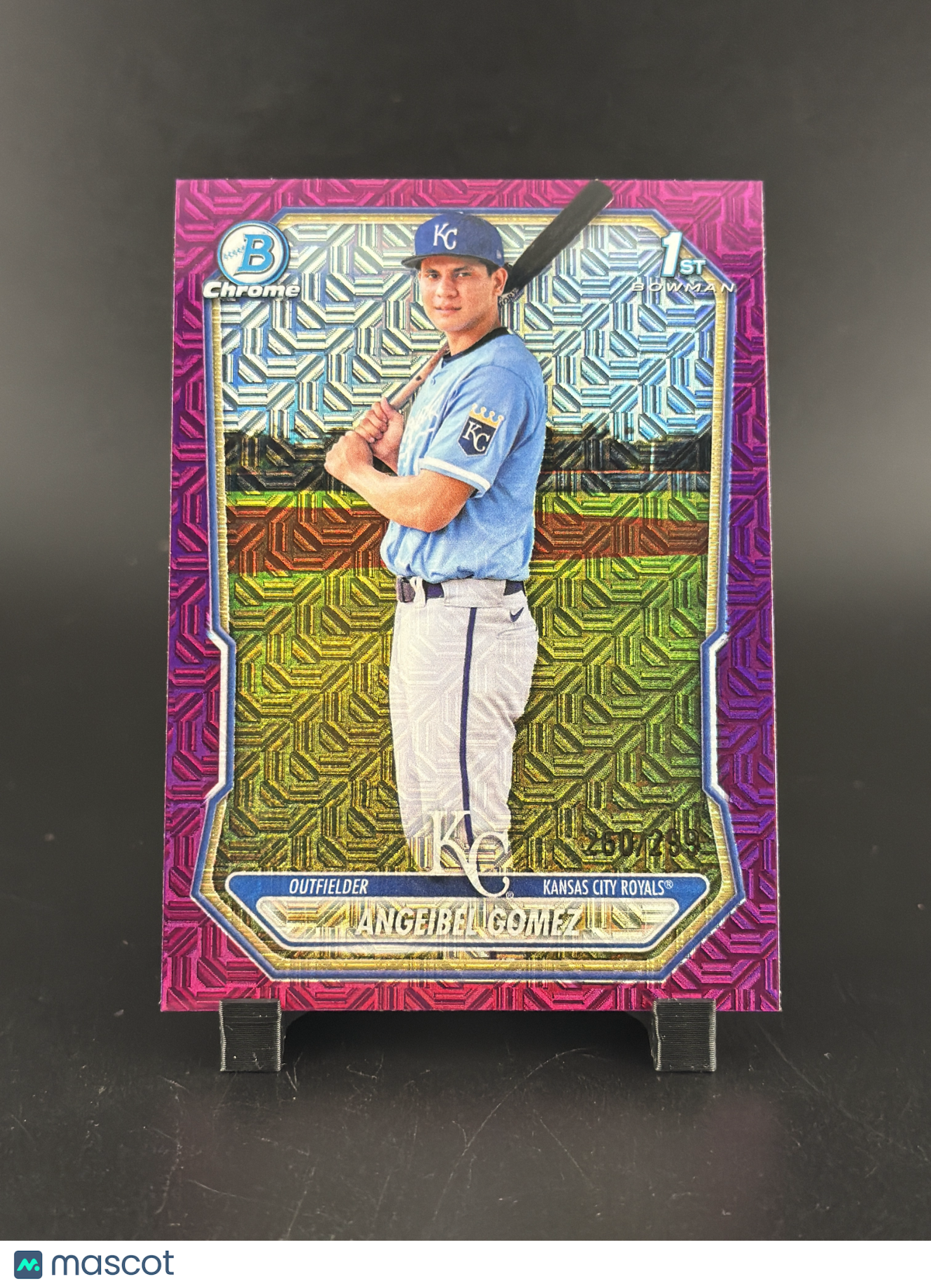 2026 Bowman Chrome Angeibel Gomez #BCP-194 Purple Mojo Refractor /299