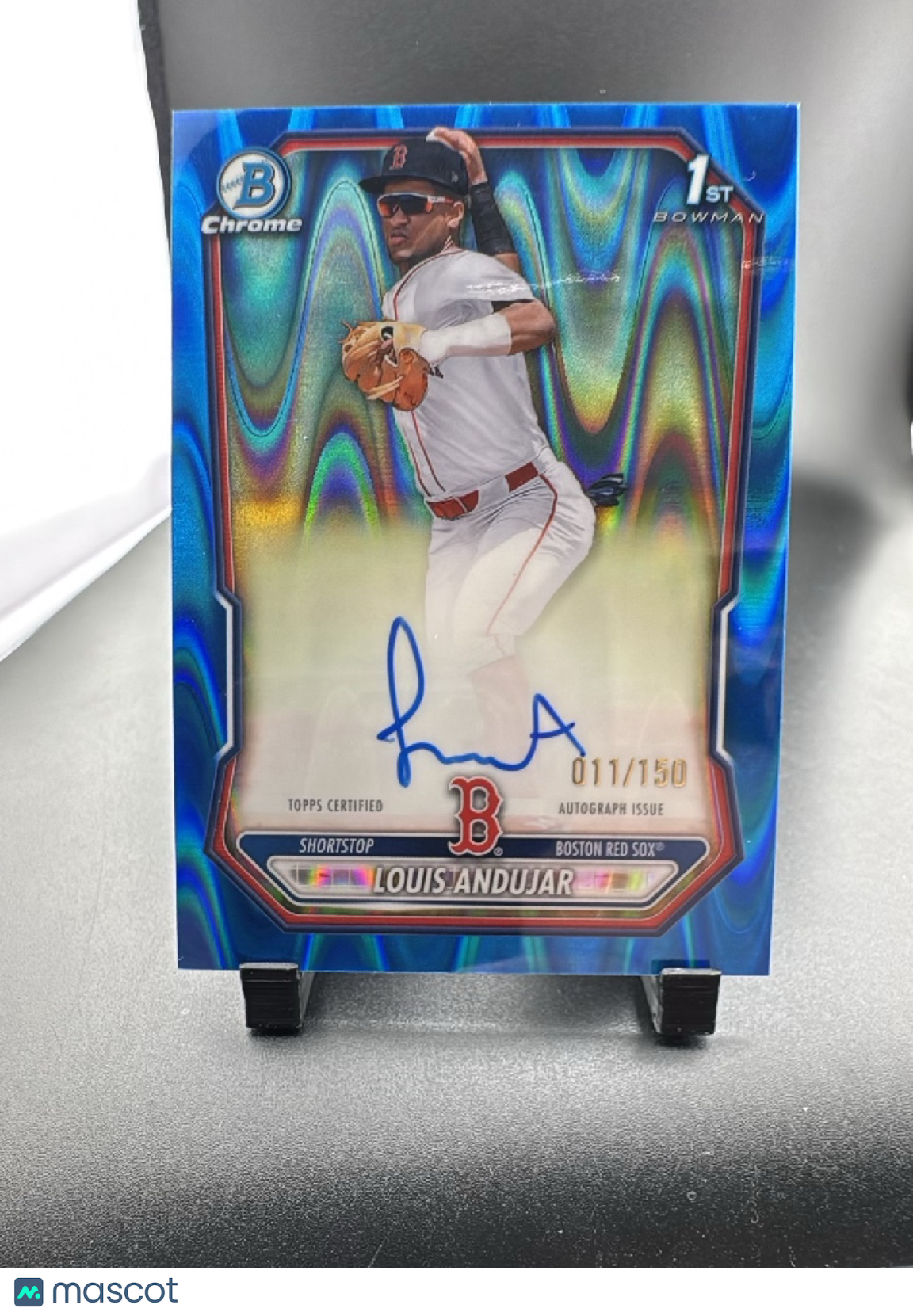 2026 Bowman Chrome Louis Andujar #CPA-LA Blue Wave Refractor /150