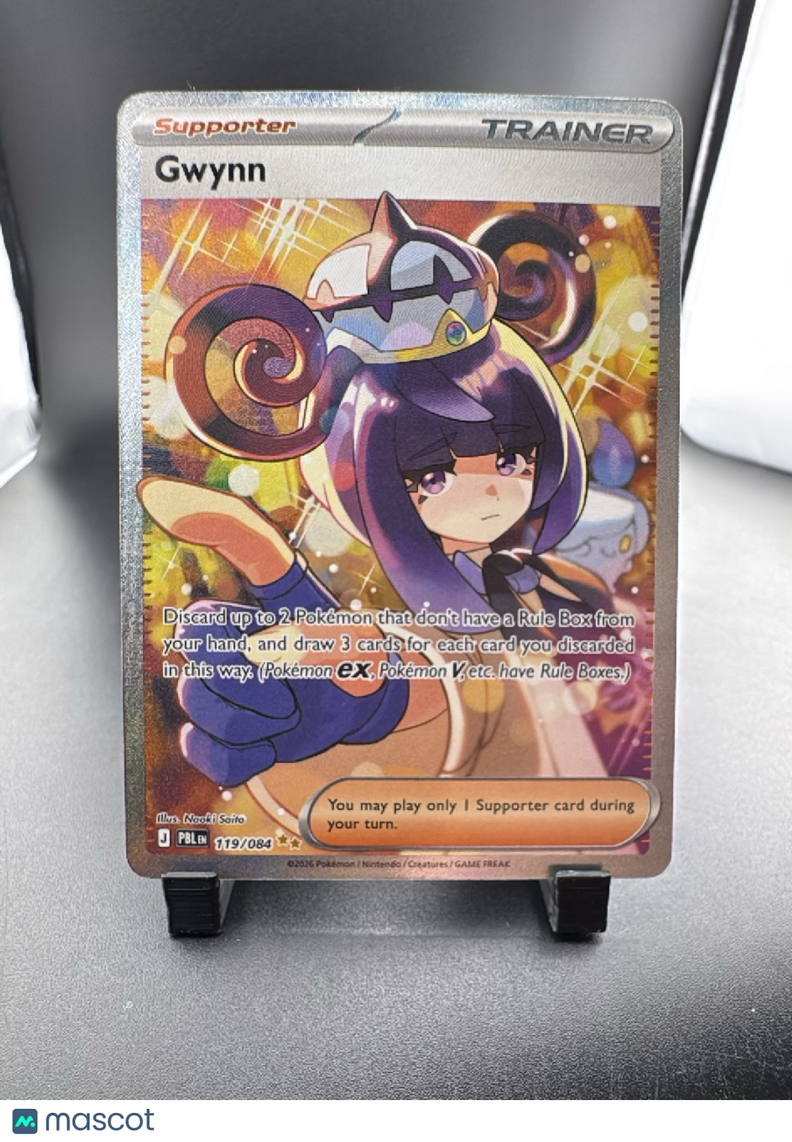2026 Pitch Black Gwynn Holo Secret Rare FA SAR #119/84
