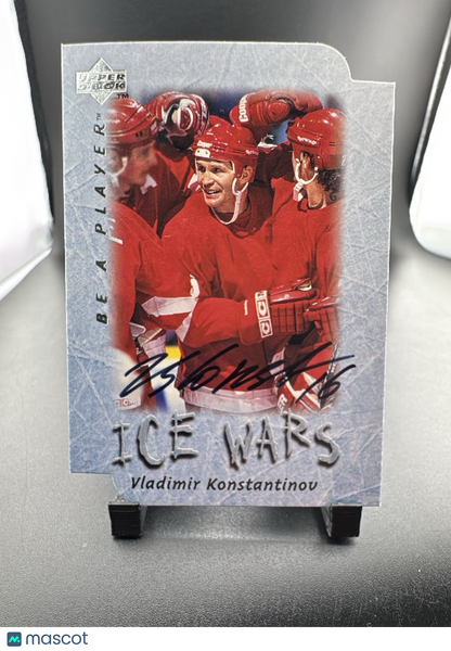 1996 Upper Deck Be A Player Ice Wars Vladimir Konstantinov #S216